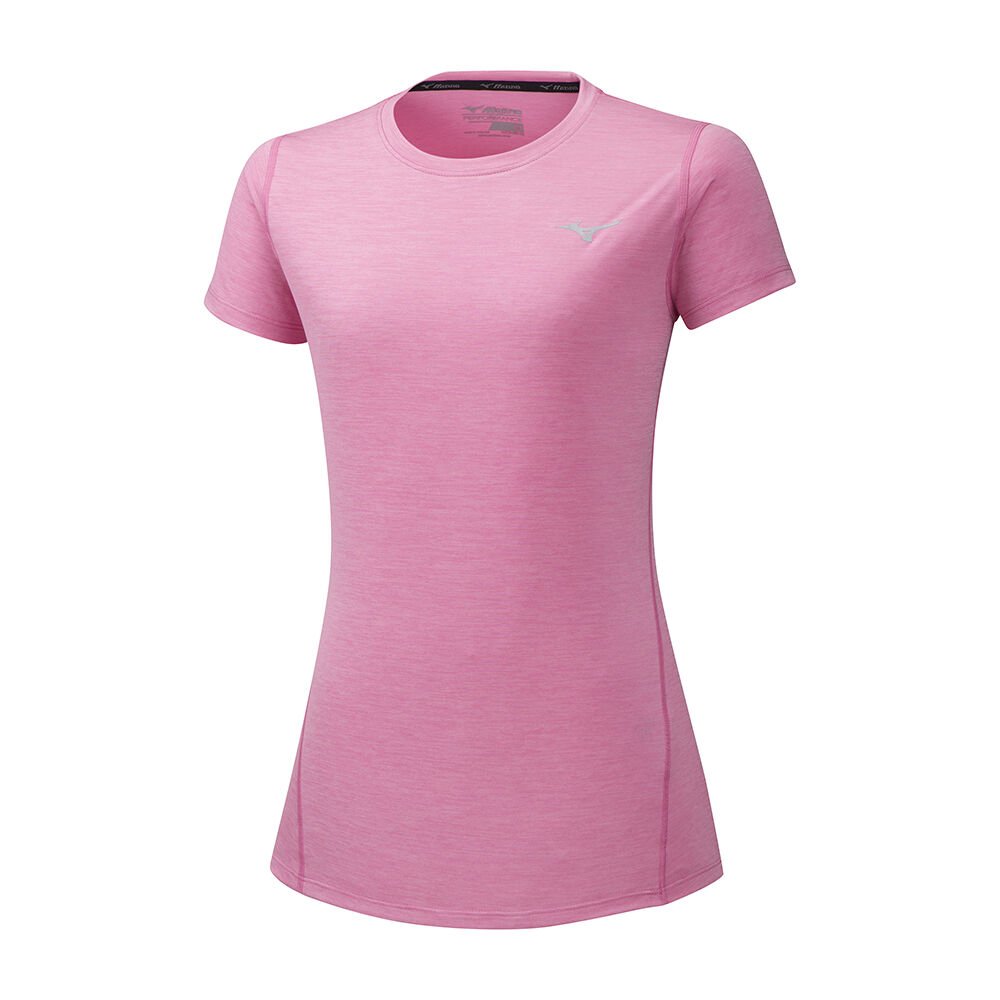 Mizuno Women's Impulse Core Running T-Shirts Pink (J2GA772164-UZW)